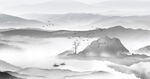 水墨山水画