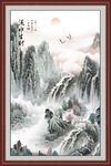 玄关山水画