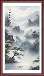 水墨画山水