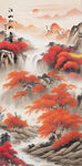 旭日东升国画