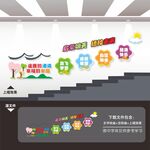 幼儿园楼道楼梯文化墙