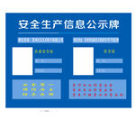 安全生产信息公示牌