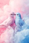云中梦幻的鸟儿之恋