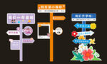 网红指路牌