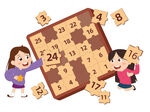 启蒙数学数字华容道数字拼图