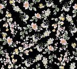 黑底碎花