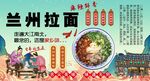 兰州拉面背景墙