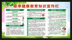 春季健康教育知识宣传栏