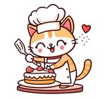 猫咪卡通甜品