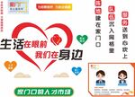 家门口的就业服务站文化墙