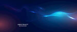 梦幻渐变蓝光矢量背景