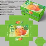 杏子包装 水果盒子