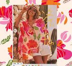 缤纷花卉图案背景设计