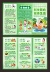 科学饮食健康生活折页