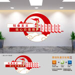 社会主义核心价值观文化墙