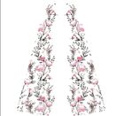 大袍子设计花朵