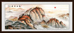 泰山风景画