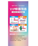 VIP权益预览海报展示