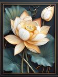 金色荷花绽放