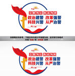 公安警察文化墙