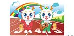 校园龙卡通吉祥物