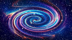旋涡星空吊顶天花软膜