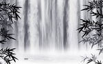 水墨画山水