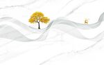发财树飘带石纹