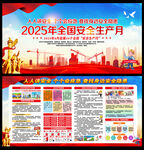 2025安全月宣传展板