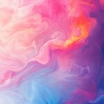 梦幻色彩流体艺术背景图