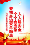 安全生产月海报