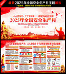 2025年安全生产月宣传展板