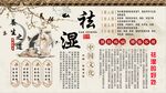 中医祛湿背景墙