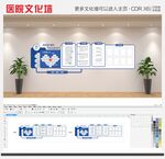 医院企业理念文化墙照片墙