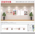 中信银行企业高端大气企业文化墙