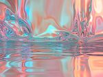 梦幻炫彩流体纹理画面