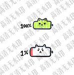 手绘猫电量