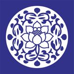 矢量缠枝莲纹莲花圆形传统纹样