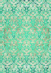 翠绿花纹图案背景纹理