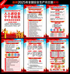 2025年安全生产月宣传栏