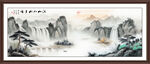 旭日东升国画