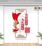 竖版税务局文化墙
