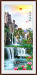 玄关 山水画 