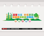 温馨社区文化墙