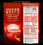 2025年全国安全生产月展架