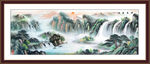 聚宝盆风水画