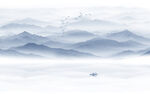 水墨山水画