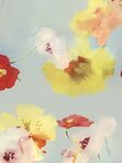 清新花卉图案背景图