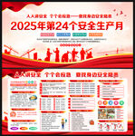 2025年安全生产月展板