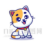 可爱猫咪卡通形象